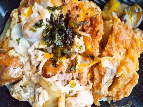 親子とカツのW丼