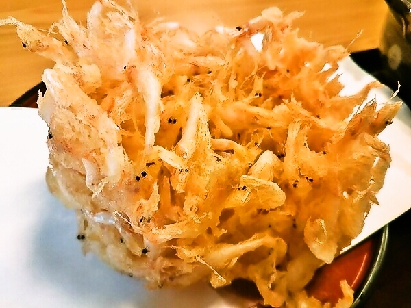 桜えびのかき揚げ