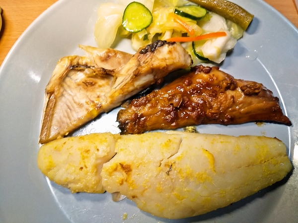 魚の味噌漬け3種盛り