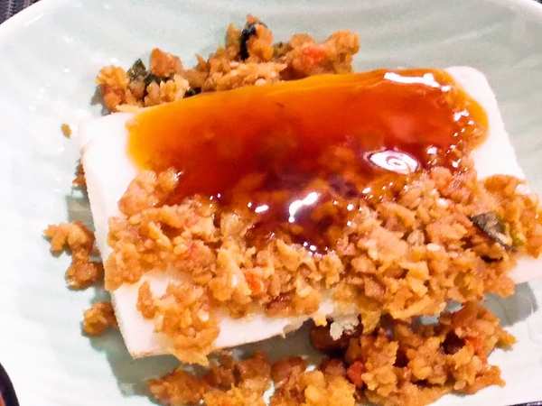 長芋のそぼろあんかけ