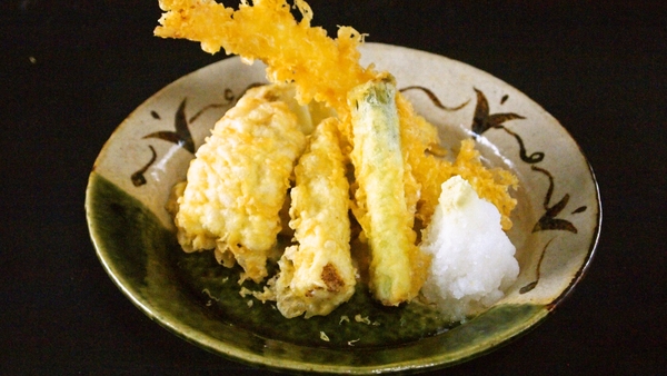 鱧と海老の天ぷら