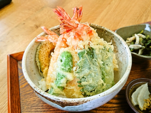 粂蔵＠京都・福知山の海老天丼②