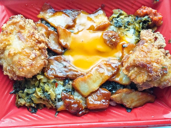 焼豚＆唐揚げ丼