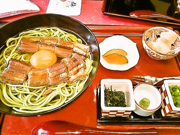 数量限定「うな茶そば　１５００円」