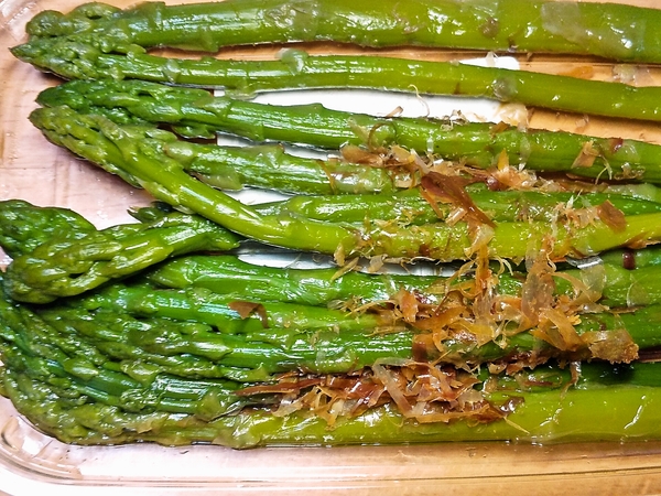 アスパラのお浸し