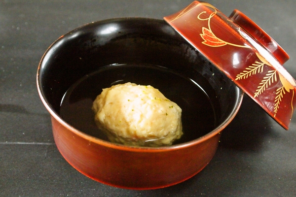 いと家の海老新じょうのお椀