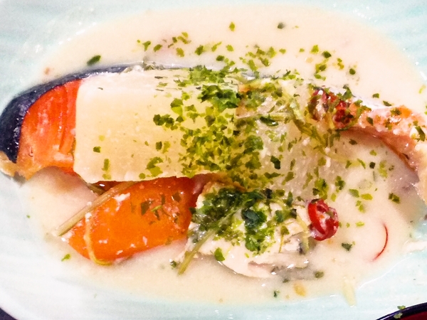 鮭のクリーム煮？