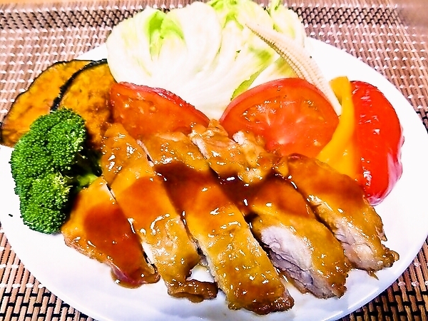 鶏もも肉のソテー♪レンチンで完成～～