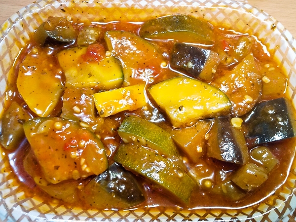 ズッキーニのチリソース和え