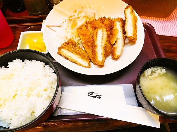 ジャンボイカフライ定食