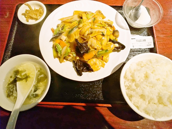 海鮮八宝菜ランチ
