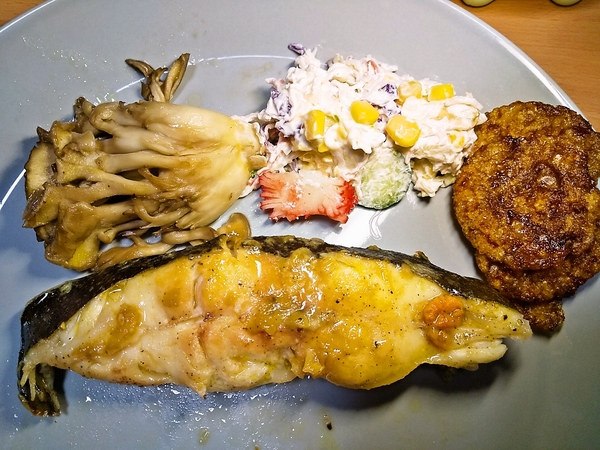 ナメタカレイのオリーブオイル焼き