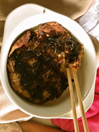 オートミールお好み焼き