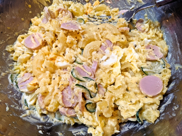 エッグマカロニポテサラ！