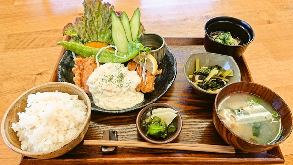 粂蔵＠京都・福知山のチキン南蛮定食