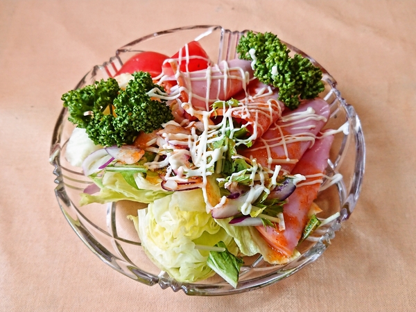 神戸屋＠京都・福知山のハムサラダ