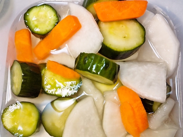 糠漬けの浅漬け？