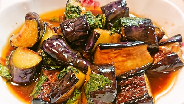 無限！ピリ辛なすの大葉漬け