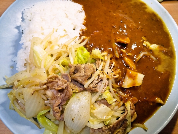 肉野菜炒めカレー