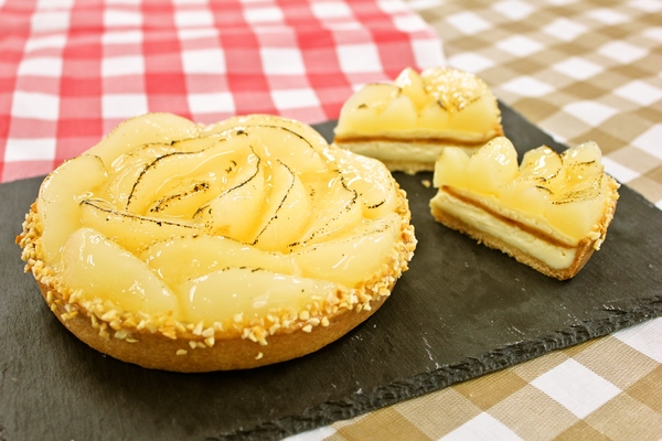 洋梨のプリンタルト☆