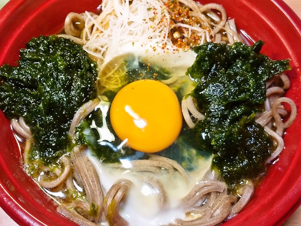 青海苔そば