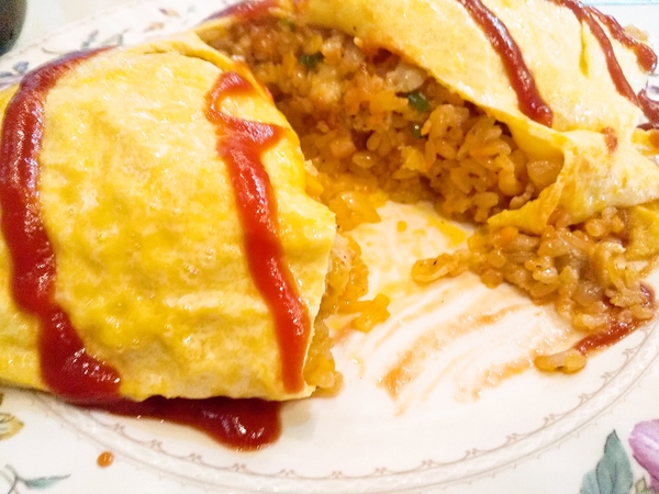 大盛りオムライス