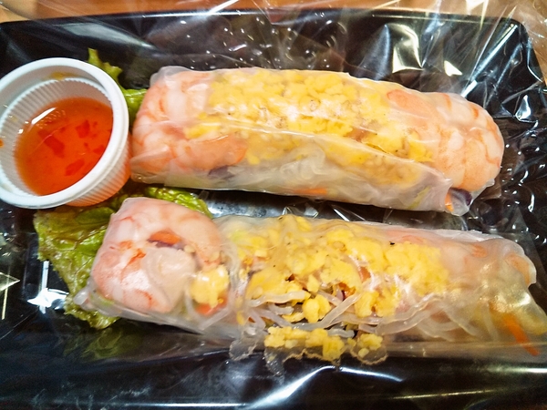 海老とチキンの生春巻き