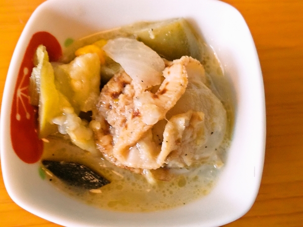 帆立と野菜のスープ煮