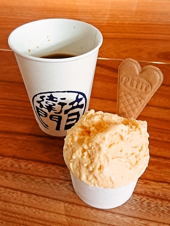 里山ファクトリー＠京都・福知山の和三盆ジェラート＆深煎りコーヒー