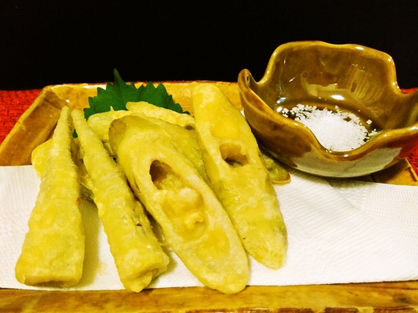 【幻のタケノコ】秋が旬！高知名物 四方竹の天ぷら