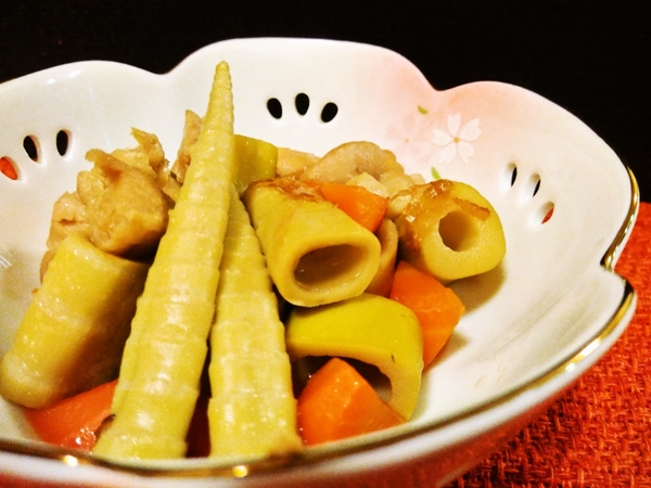 【幻のタケノコ】秋が旬！高知名物 四方竹のポン切り煮