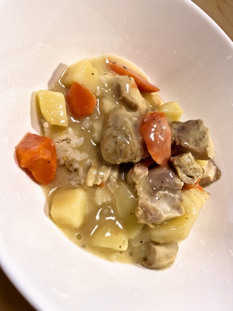 シチューつくった