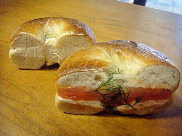 ベーグルサンド