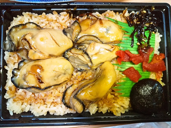 煮牡蠣弁当