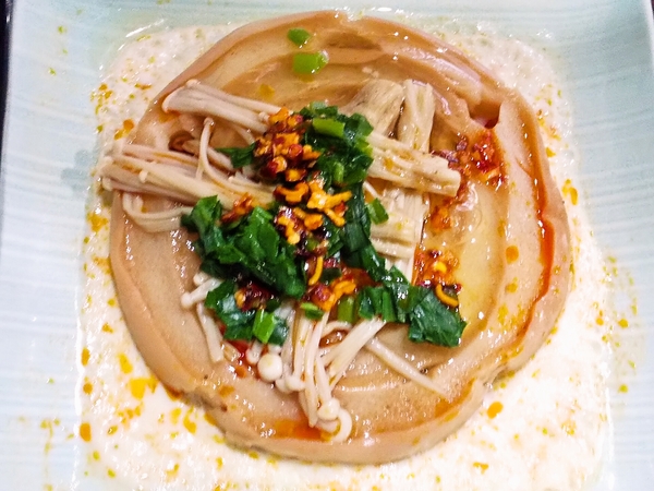 車麩の担々風煮込み