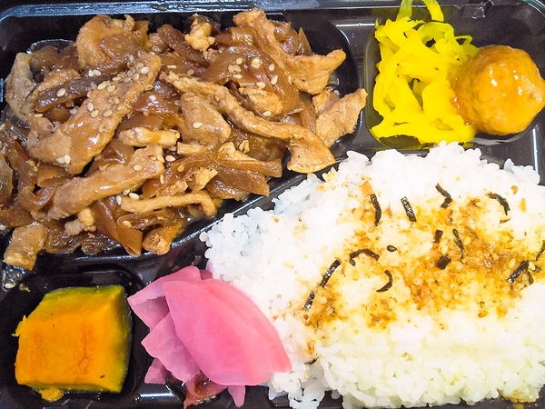 豚辛味噌焼肉弁当