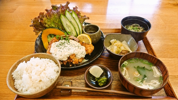 粂蔵＠京都・福知山のチキン南蛮定食