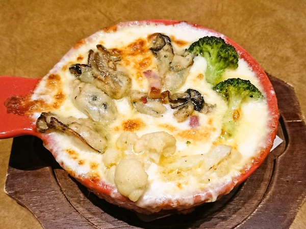 ジョリーパスタの播磨灘産牡蠣の濃厚クリーム