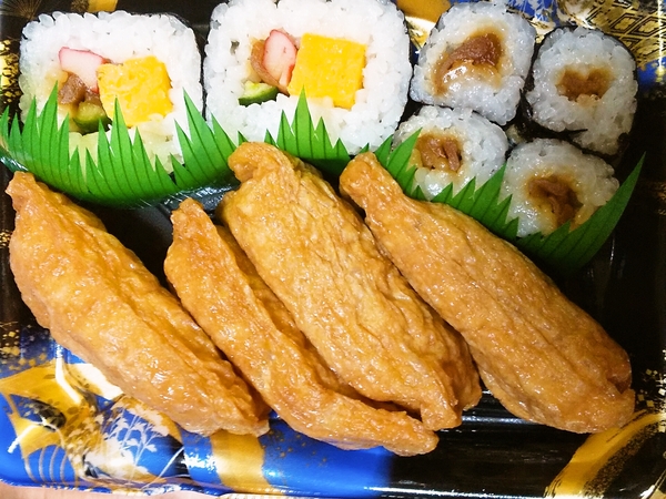 稲荷寿司痩せ過ぎ！(笑)