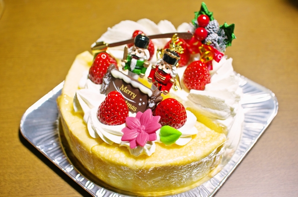 南三陸オーイング菓子工房Ryoのクリスマスケーキ!ハーフ&ハーフ