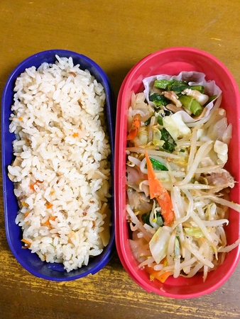 受験必勝 おやじ弁当 1日目