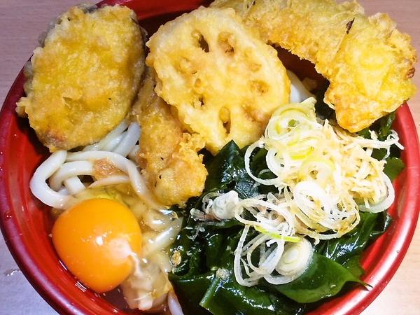 朝から天玉そば