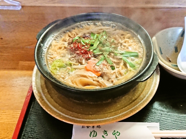 ゆきや＠京都・福知山の鍋焼きぼたんラーメン