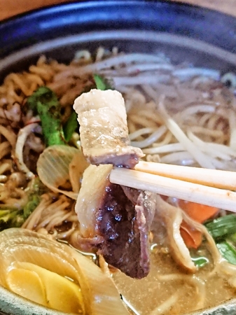 ゆきや＠京都・福知山の鍋焼きぼたんラーメン③