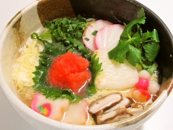 餅入りあんかけ明太卵とじうどん