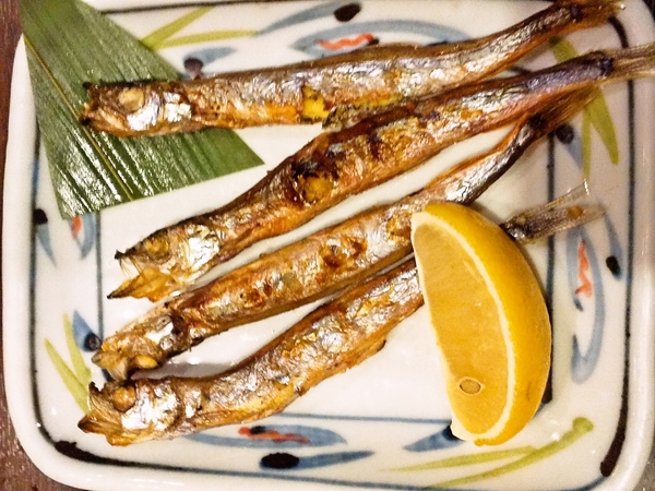 痩せ過ぎのシシャモ(笑)