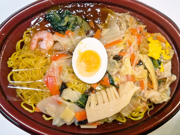 半日分の野菜が摂れるあんかけ焼きそば