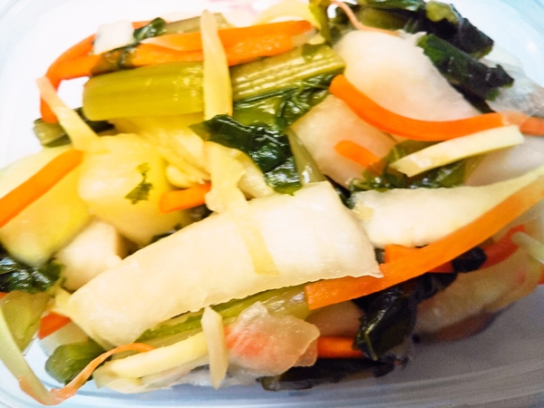冬野菜の漬物