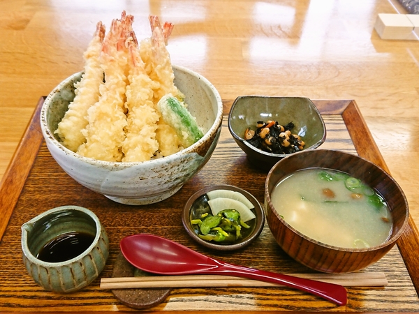 粂蔵＠京都・福知山の海老天丼