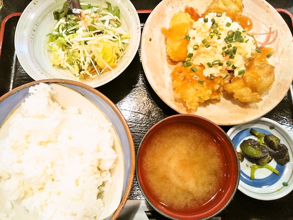 鶏天南蛮ランチ(ご飯大盛)